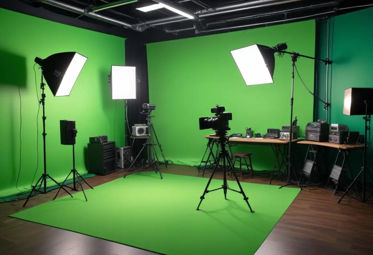 Häftiga idéer för att använda green screen i dina videor illustration